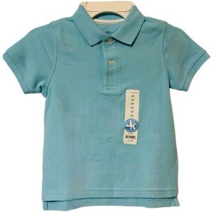 PRICE DROP NWT! J. Khaki Boys Blue Topaz Polo Collar Shirt - Size 3T